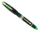 1939 FIRST YEAR GREEN WATERMAN 100 YEAR FOUNTAIN PEN F-BB SEMI-FLEX NIB RESTORED
