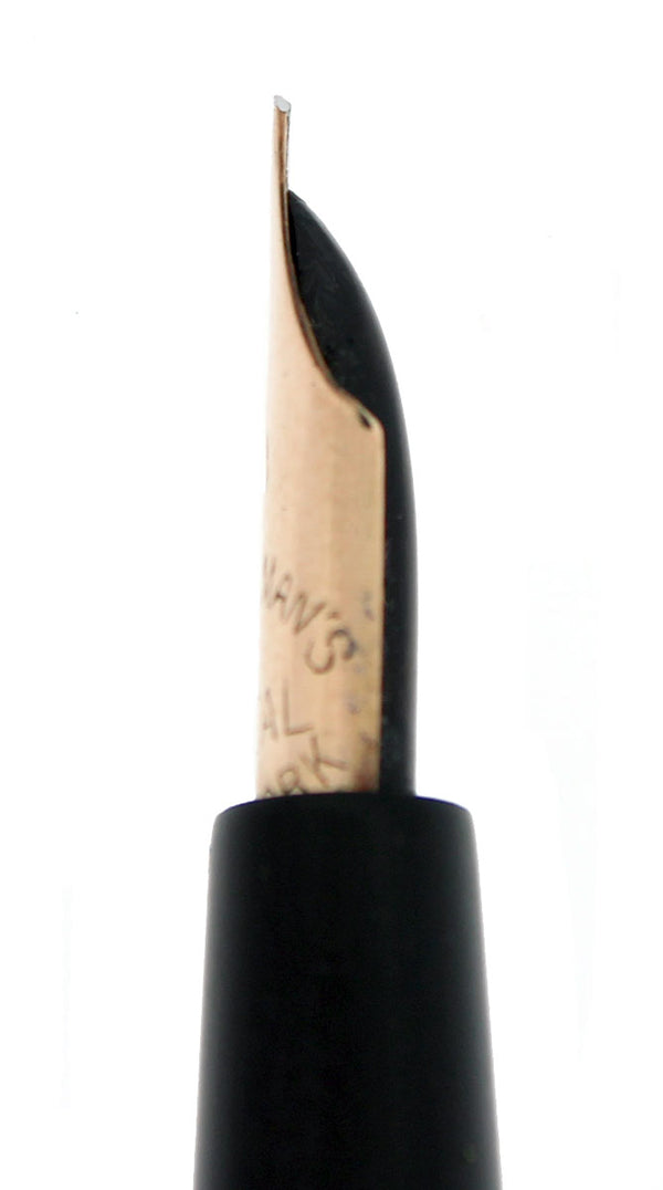 1902 WATERMAN 322 BHR TAPER CAP 9CT BARLEYCORN PATTERN EYEDROPPER FOUN
